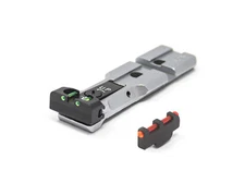 S&W RMR Rear Sight Fiber Optic Silver Body With Red Pin Front Sight