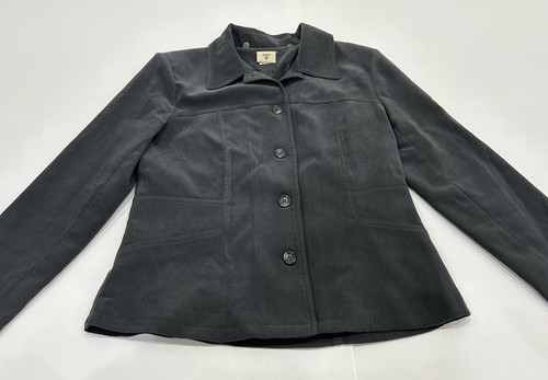 Ladies Size M TCC Vintage Thomas Cook Casual Grey Jacket Coat - Buttons VGC - Picture 2 of 6