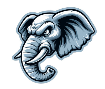 Angry Mad Alabama Elephant Football Car Truck Window BUMPER Laptop STICKER DECAL