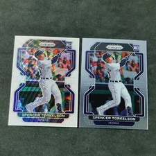 2022 Prizm Baseball Spencer Torkelson RC #43 White Wave Prizm +Base