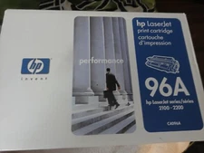 New Genuine HP C4096A 96A Black LaserJet Toner Cartridge Sealed 2100 & 2200