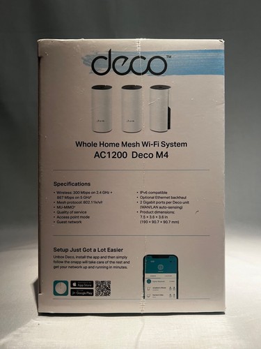 Système Wi-Fi TP-LINK Deco M4 Home Mesh - Pack de 3 - Photo 5/9