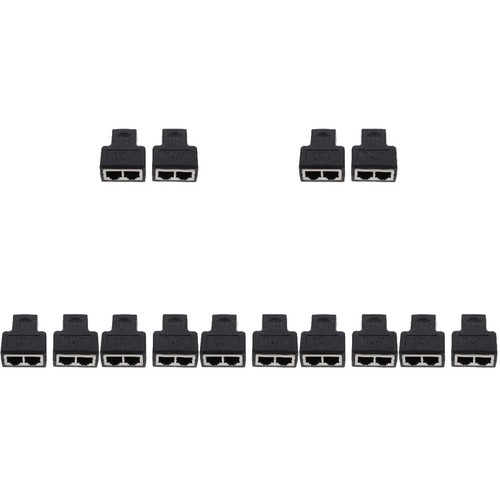 7 PCS One- -point Conversion Head Travel Ethernet Plugs Cable Splitter - Afbeelding 12 van 12