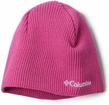 Columbia Youth Girls Pink Ice Big Whirlibird Watch Knit Hat Cap