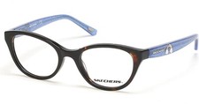 Skechers SE1651 052 Tortoise Plastic Cat Eye Kids Eyeglasses Frame 47-17-130