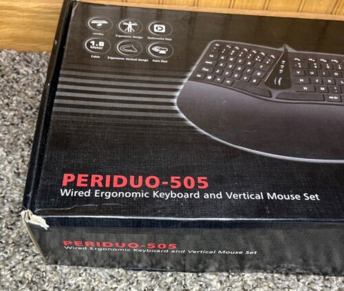 Perixx PERIDUO-505, Ergonomic Keyboard and Mouse. (New-Open BOX) - Picture 2 of 14