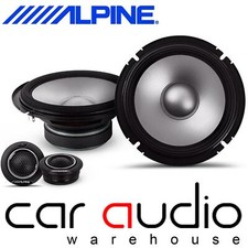 Alpine S2-S65C -480 Watts a Pair 2 Way 6.5" 17cm Component Kit Car Door Speakers
