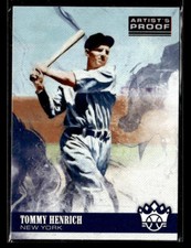 2018 Panini Diamond Kings #22 Tommy Henrich Artist's Proof Red card