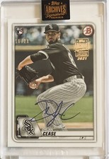 2021 Topps Archives DYLAN CEASE Signatures 2020 Bowman On Card Auto 16/28 Padres