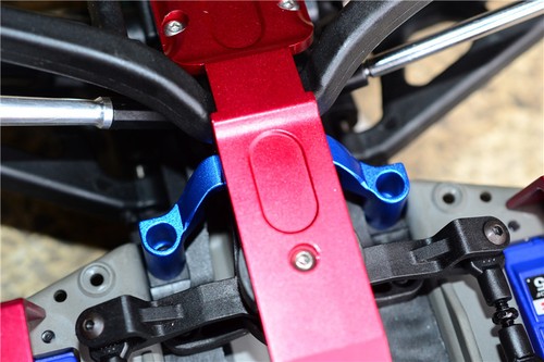 Fit TRAXXAS EREVO SUMMIT Stainless Steel Front Rear Skid Plate Battery Protector - Picture 2 of 8