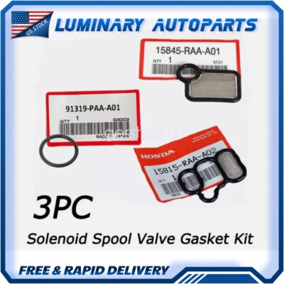 Solenoid Spool Valve Gasket Kit for VTEC K-series Honda Civic CRV Accord Element