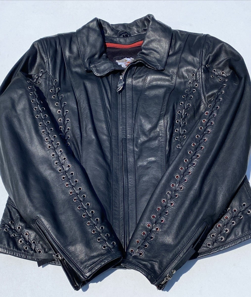 USA HARLEY DAVIDSON ライダース バックスキン スタジアム Harley-Davidson® Men's Votary Colorblocked Leather Jacket