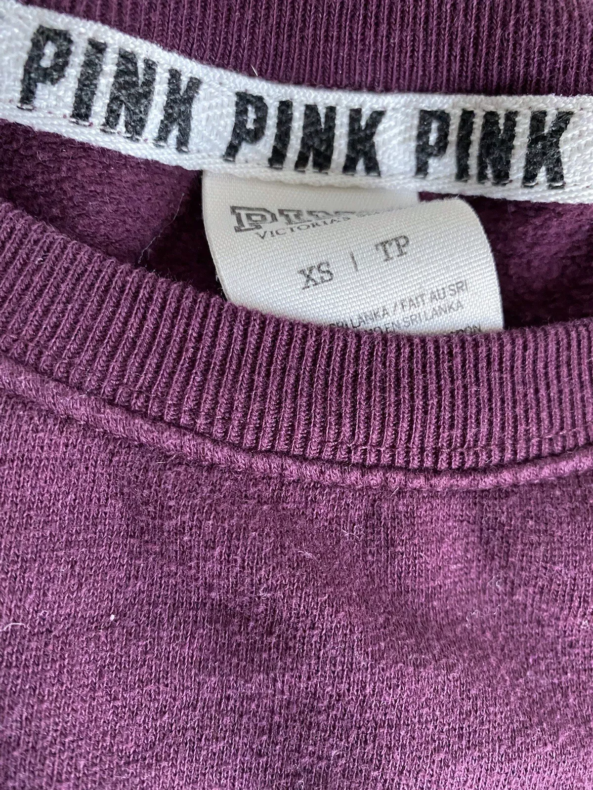 victoria-secret-vs pullover crewneck long sleeve sweatshirt