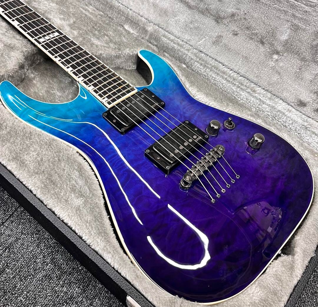 ギター ESP E-II HORIZON blue-purple gradation Amazon.com: ESP 6 String E Horizon NT-II Electric Guitar