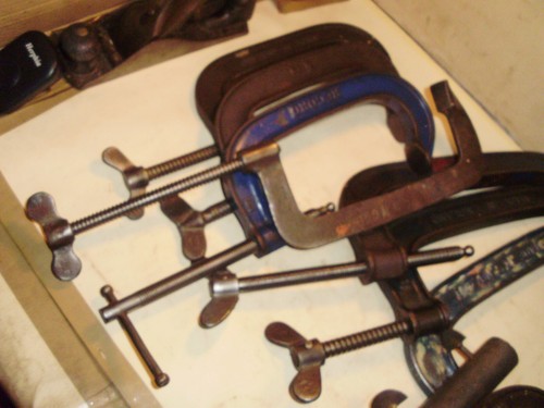 Joblot, 13 vintage mostly Record G clamps for restoration - Picture 7 of 17