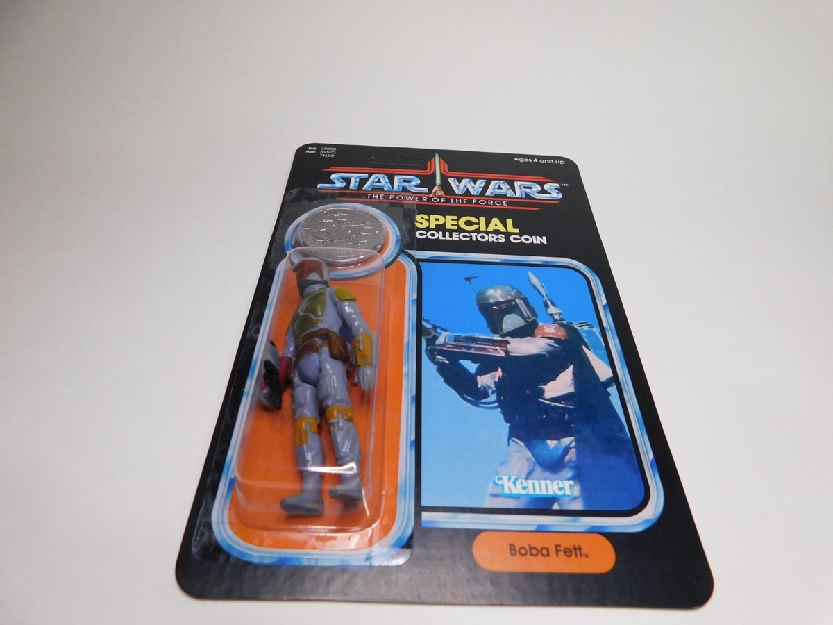 Kenner Star Wars 1985 Boba Fett POTF Coin Custom Card Last