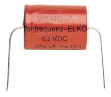 Condensatore Intertechnik RAU 390µF 63V – Audio Frequenza, Made In Germany