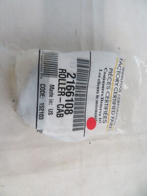 New Genuine OEM Whirlpool Refrigerator Roller WP2166108
