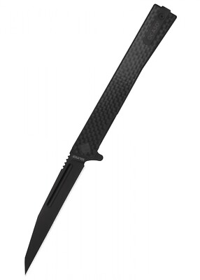 Taschenmesser Solstice, Wharncliffe, Karbon, schwarz, Ocaso Knives - Folder