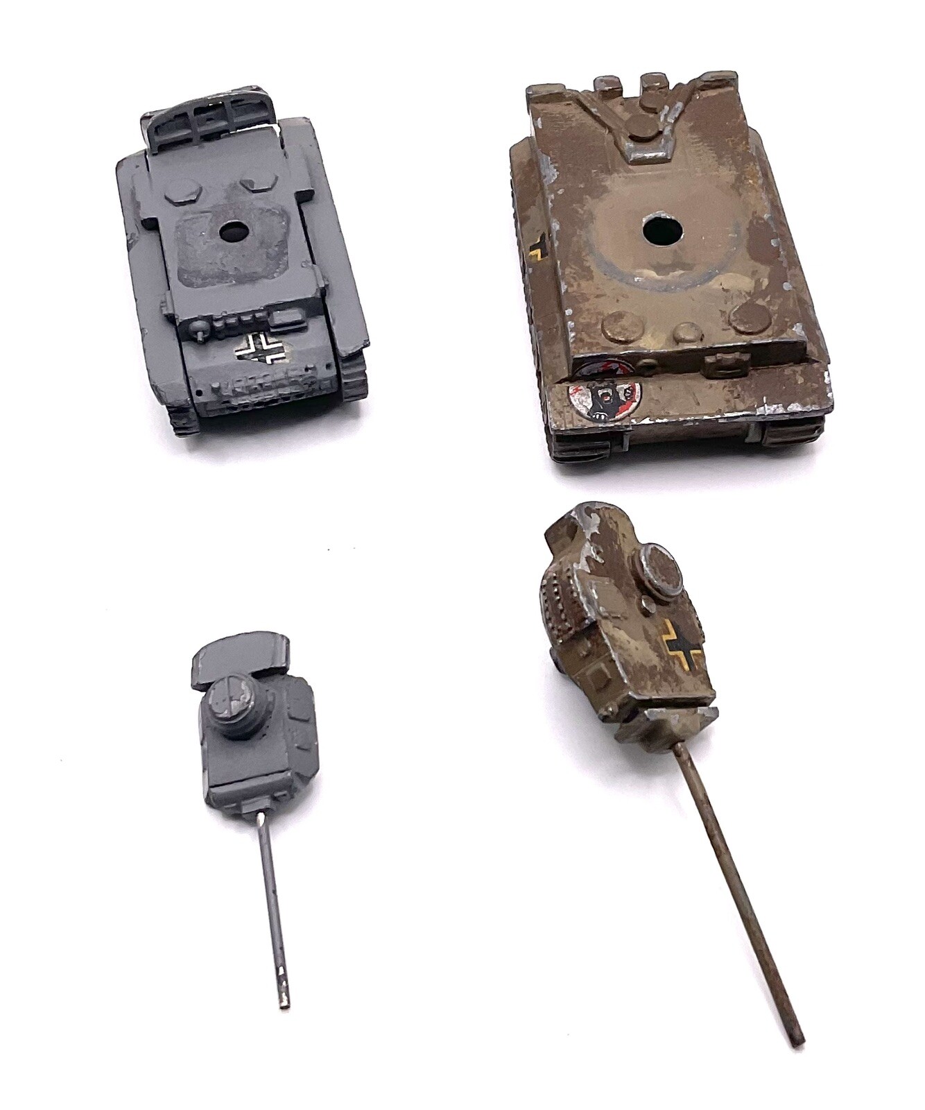 authenticast diecast tanks military Us / Germany 5pc Set