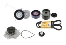 Drive Belt Kit: Belt + Idler Pulleys + Tensioner + Water Pump + Seal for VOLVO
