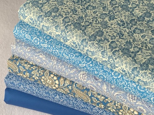 100% cotton fabric Fat Quarter Bundle quilting patchwork craft floral flowers C - Picture 51 of 170