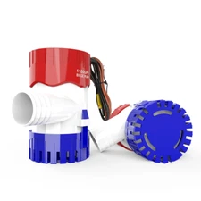Automatic Bilge Pump 1100GPH 12V Marine Submersible with Heavy Duty Sealant
