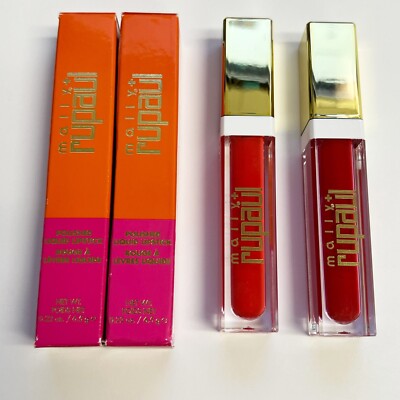 Mally Liquid Lipstick Set RED Dragmother & Now Prance NEW