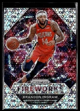 2020-21 Panini Prizm - Fireworks #8 Brandon Ingram Fast Break Prizm