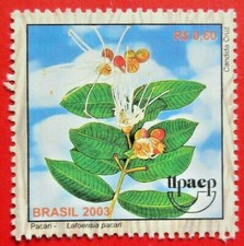 Plant Series Stamp  Pacari - Lafoensia pacari  Brazil R$ 0.60 - 2003