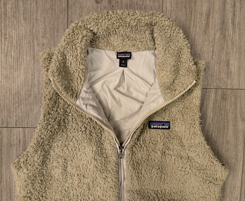Patagonia Los Gatos Weste Sherpa Fleece Full Zip Taschen Damen Med Outdoor - Bild 6 von 9