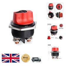 Compact Battery Disconnect Switch 300A - Perfect for Marine & Off-Road Vehicles