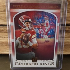 2019 Panini Donruss Gridiron Kings Patrick Mahomes II #GK-4 Chiefs Football Card