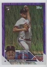 2023 Topps Update Purple Foil 566/799 Brent Headrick #US54 1h4p