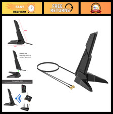 Tri-Band Magnetic Base WiFi 6 6E Antenna for PC Motherboards - 2.4G/5G/6GHz