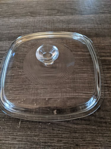 Corning Ware Replacement Clear Lid Pyrex A-7-C Casserole LID ONLY SUNBURST READ!