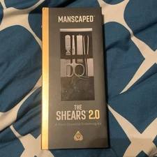 Manscaped Shears 2.0, 4 Piece Essential Grooming Kit+Storage Case