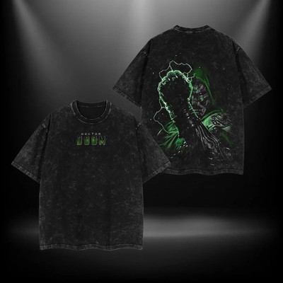 DR.DOOM V3 MCU Comic Double Printed Lightweight Tee TV Series Graphic Top Cotton
