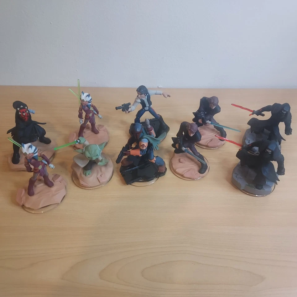 Disney Infinity 3.0 Guerra de las Galaxias Lote de 10, ¡2 sables de luz faltantes! Foto 3 de 4