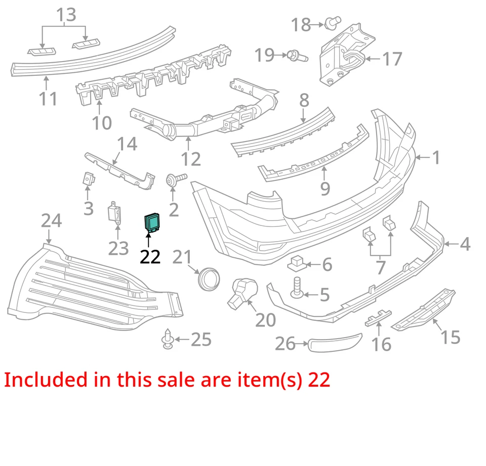 Chassis ECM Driver Assist Blind Spot Alert Fits 14-15 DURANGO 2518167 Foto 2 de 3