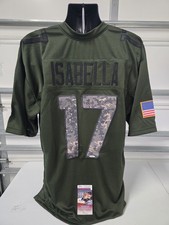 Andy Isabella Signed Arizona Cardinals Custom Jersey JSA COA Military Bird Gang