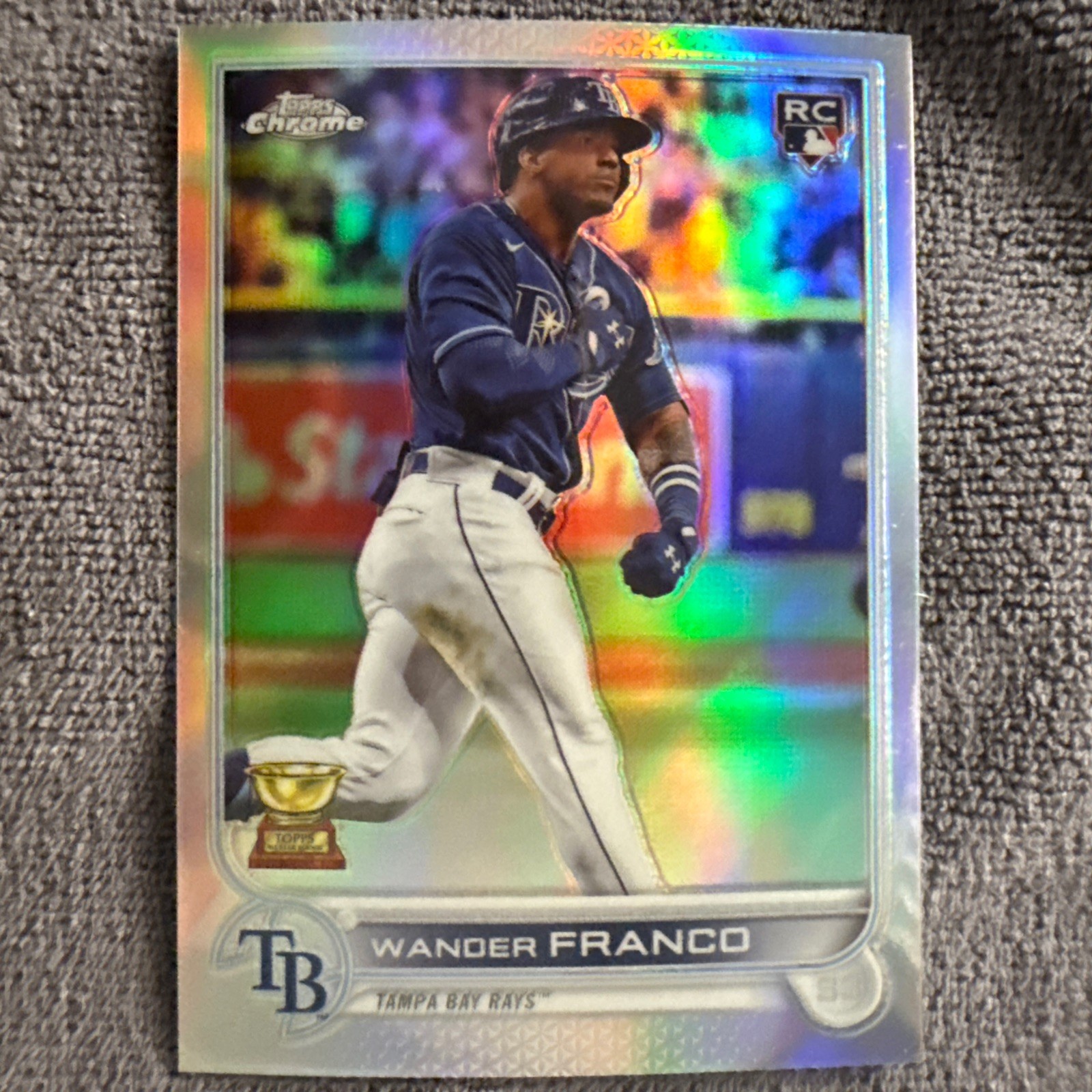2022 Topps Chrome Wander Franco Rookie Refractor RC #35 Tampa Bay Rays