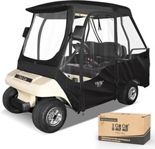 4 Passenger Golf Cart Enclosure, Storage Cover Fits for Club Car DS, Windproof W
