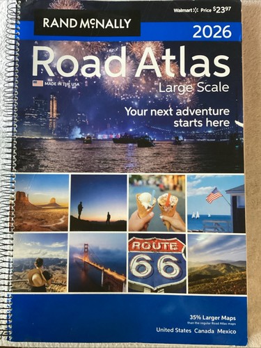 Rand McNally 2026 Road Atlas Large Scale 23A