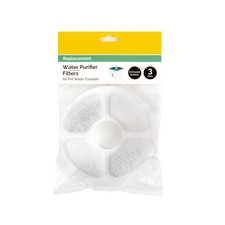 Pet Zone Replacement Filters for 3L Automatic Pet Water Fountain - 3 Pack