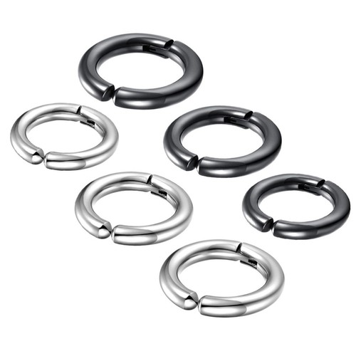 6 Pcs Ear Cuffs for Men Stylish Unisex Jewelry Non-Piercing Clips - Picture 9 of 11