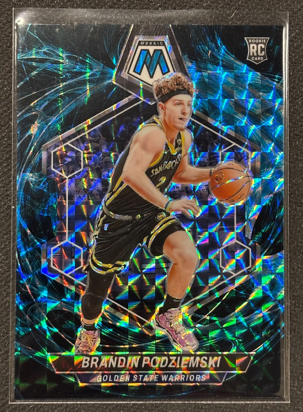 2023 Panini Mosaic Brandin Podziemski Genesis ROOKIE #245 RC Warriors NBA