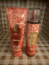 ALL NEW Bath and Body Works Disney Princess Moana Set Mist and Cream New