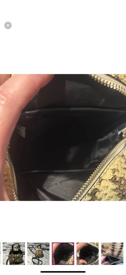 Michael Kors Rhea Mini Camo Backpack Bag - Image 4 of 4