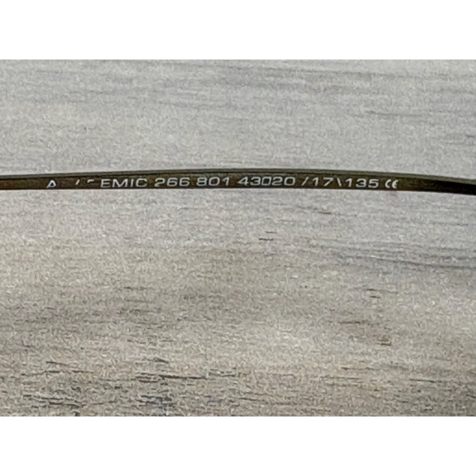 Anteojos Neostyle Titan EMIC 266 de colección 43-20-135 marco de titanio ovalado Alemania Foto 2 de 4